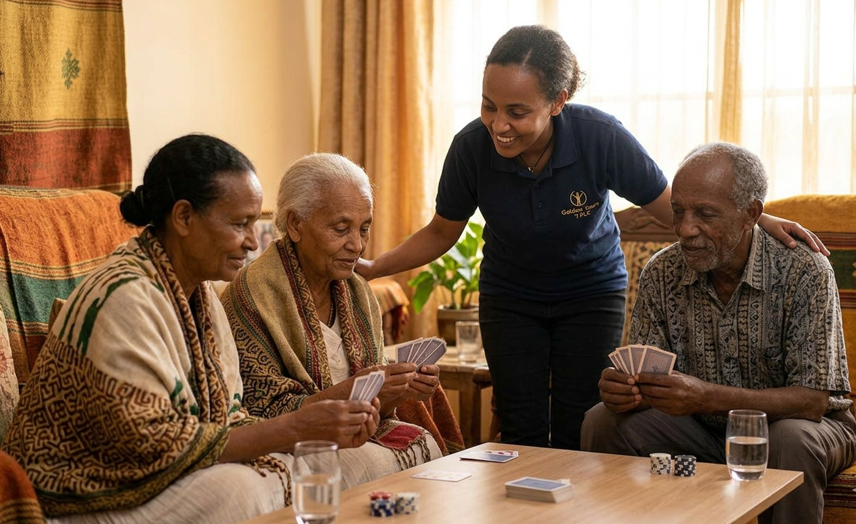 Golden Years adult daycare center welcoming seniors in Addis Ababa